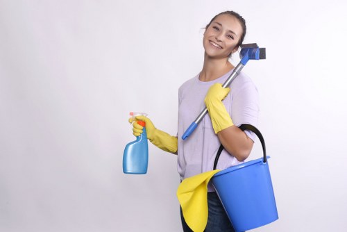Commercial washroom cleaning in a Paddington office setting