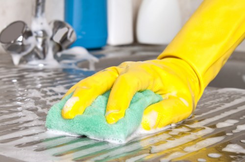Stain treatment setup for a Paddington office or commercial space